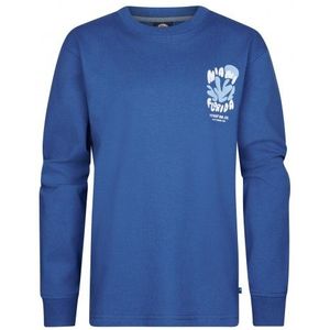 PETROL : T-shirt print voor en achteraan