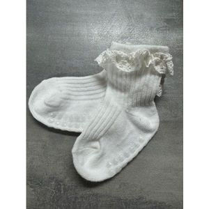 Schattige antislip sokje wit