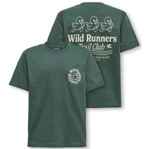 ONLY & SONS : Top t-shirt print voor en achteraan