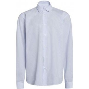 GRUNT : Hemd lange mw met fijne streep