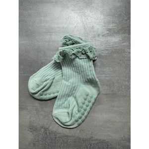 Schattige antislip sokje mint