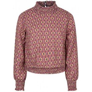 INDIAN BLUE : Leuk bloesje met print