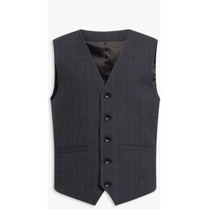 GRUNT : Prachtige gilet met fijne ruit