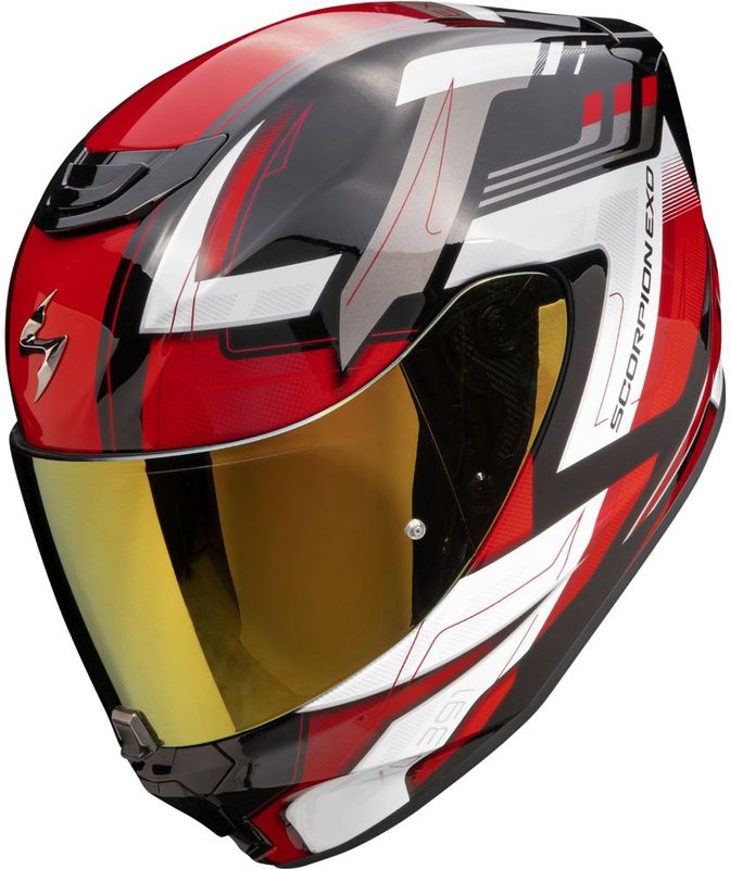Scorpion EXO 391 CAPTOR - Zwart/Rood - Extra Small