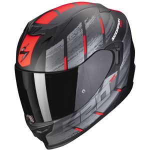 Scorpion EXO-520 EVO AIR MAHA - Mat Zwart/Rood - Large