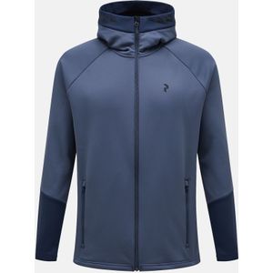 Peak Performance Men Rider Zip Hood Ombre Blue maat M