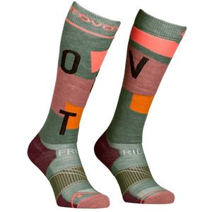 ORTOVOX Freeride Long Socks Cozy Women Wild Herbs maat 42/44