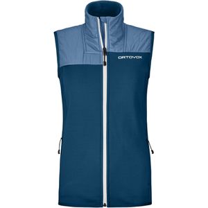 ORTOVOX Women Fleece Plus Vest Petrol Blue maat S