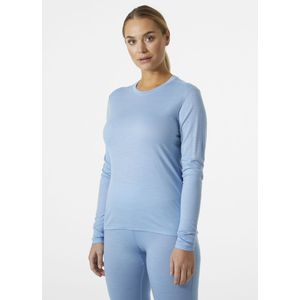 Helly Hansen Women Merino Crew Bright Blue maat XL