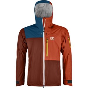 ORTOVOX 3L Ortler Jacket M Clay Orange maat M