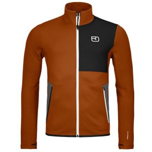 ORTOVOX Fleece Jacket Men Bristle Brown maat M