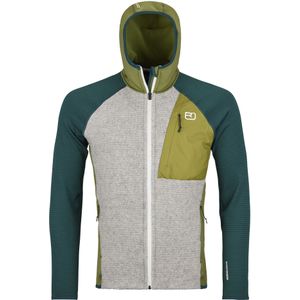 ORTOVOX Men Fleece Gp Classic Knit Hoody Wild Herbs maat XL