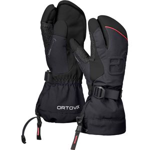 ORTOVOX Merino Freeride 3 Finger Glove W Black-Raven maat L