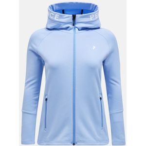 Peak Performance Women Rider Zip Hood Amity Blue maat M