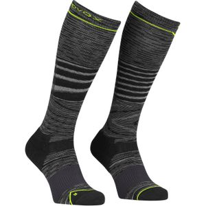 ORTOVOX Men Ski Tour Lt Comp Long Socks Black Steel Blend maat 42/44