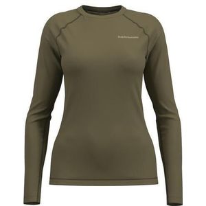 Peak Performance Women Spirit Crew Snap Green maat L