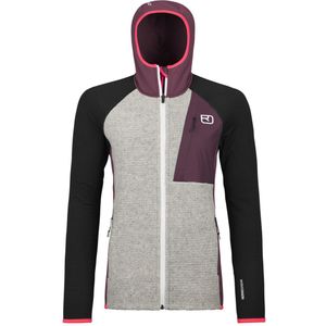 ORTOVOX Fleece Gp Classic Knit Hoody Women Mountain Rose maat M