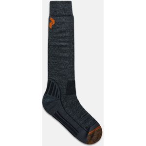 Peak Performance Ski Sock Med Grey Melange maat 42/45