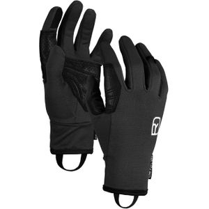 ORTOVOX Fleece Light Glove Women Black Raven maat L