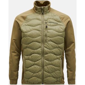 Peak Performance Men Helium Hybrid Down Jacket Snap Green maat XL