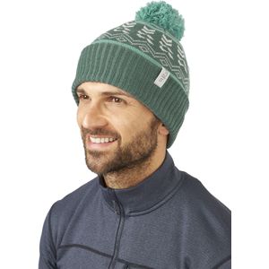 Rab Khroma Bobble Beanie Green Slate/Glacier Blue maat One