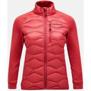 Peak Performance Women Helium Down Hybrid Jacket Softer Red maat XL