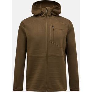 Peak Performance - Trail Polartec® Power Grid™ Zip Hood - Groen - Hoodie