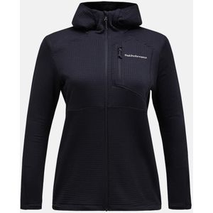 Peak Performance - Trail Polartec® Power Grid™ Zip Hood - Hoodie - Zwart
