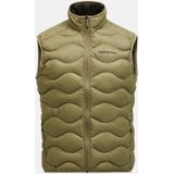 Peak Performance Men Helium Down Vest Snap Green maat S