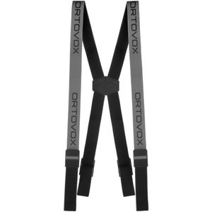 ORTOVOX Logo Suspenders Grey Blend maat One