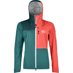 ORTOVOX 3L Ortler Jacket W Pacific Green maat S