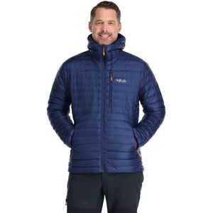 Rab Men Microlight Alpine Jacket Deep Ink - Marmalade maat M