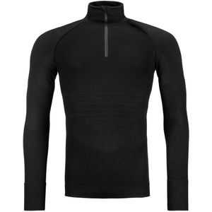 ORTOVOX 230 Competition Zip Neck Men Black Raven maat L