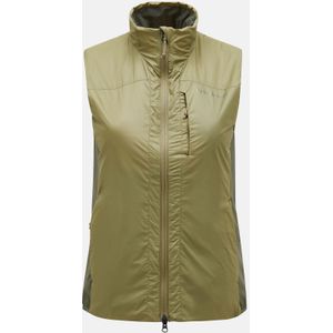 Peak Performance Women Radiance Hybrid Vest Snap Green maat L