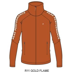 Peak Performance Women Rider Zip Jacket Gold Flame maat XL