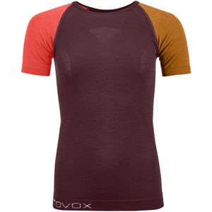 ORTOVOX Women 120 Comp Light Short Sleeve Winetasting maat L