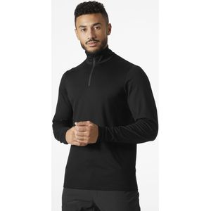 Helly Hansen Men Merino 1/2 Zip Black maat XL