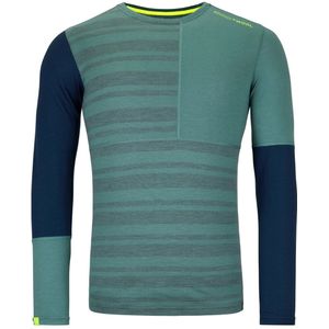 ORTOVOX Men 185 RockNWool Long Sleeve Arctic Grey maat XL