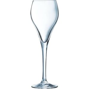 Arcoroc Brio - Champagneglazen - Flute - 95ml - Set van 6 glazen - Ultra Helder Glas - Transparant