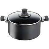 Tefal Excellence Kookpan met Deksel - 4,5L - Ø24cm - Aluminium - Inductie - Zwart