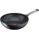 Tefal - Excellence - Wokpan - Thermo-Signal™ - Titanium Anti-Aanbaklaag - Zwart - 28 cm