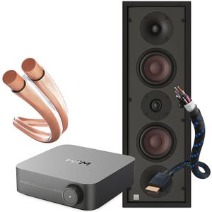 Cinewall Audio Bundel – Muziek – Basic | WiiM Amp + DALI Phantom M-250