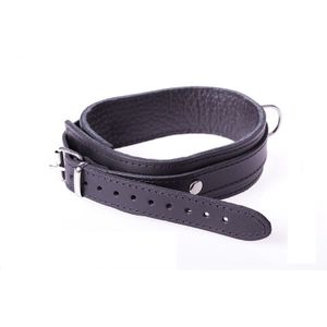 Collar Basic Leather - Black
