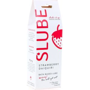 Slube – Massage en Glijmiddel Aardbeien Daiquiri – klein verpakking