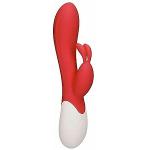Flame - Rechargeable Heating G-Spot Rabbit Vibrator - Rood