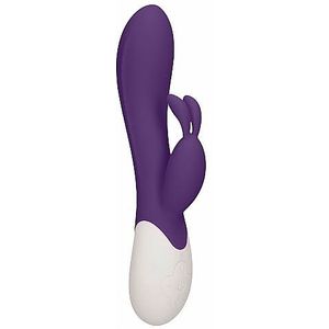 Flame - Rechargeable Heating G-Spot Rabbit Vibrator - Paars