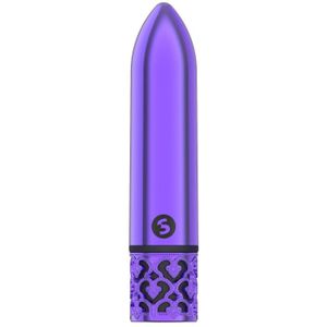 Royal Gems - Krachtige oplaadbare vibrator Bullet - Paars