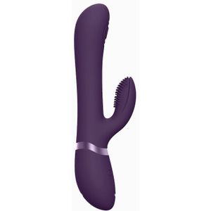 Vive Etsu Luxe Vibrator met verwisselbare clitoris sleeves - Paars