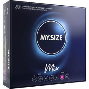 My Size Pro Mix Condooms 64 Product informatie