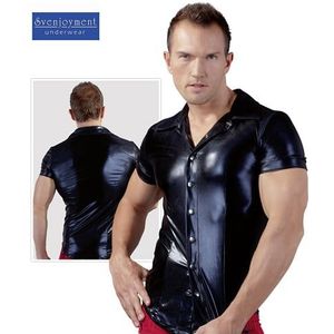 Heren Wetlook Shirt